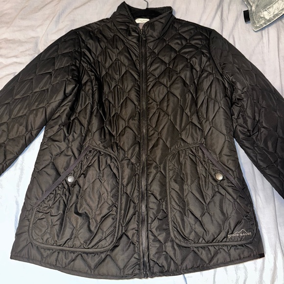 Eddie Bauer Women's Black Diamond Quilted Puffer Jacket - Picture 2 of 5